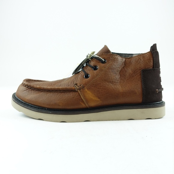 TOMS Men\'s Waterproof Leather Chukka Boots R2S14 main image 4